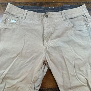 KUHL Pants Mens‎ 38x32 Khaki Radikl Stretch Outdoor Hiking Performance Pockets
